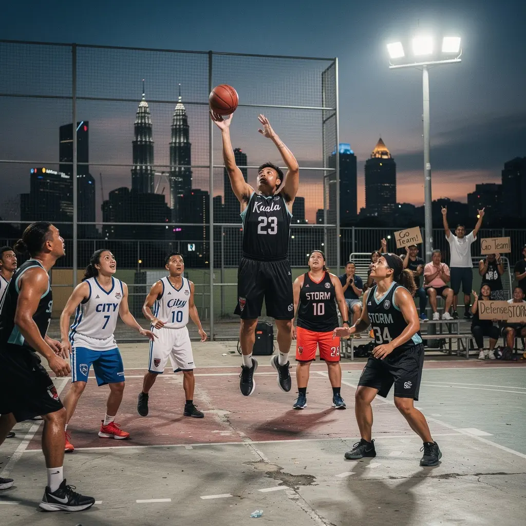 A community wellness fair showcasing various sports activities and health resources.